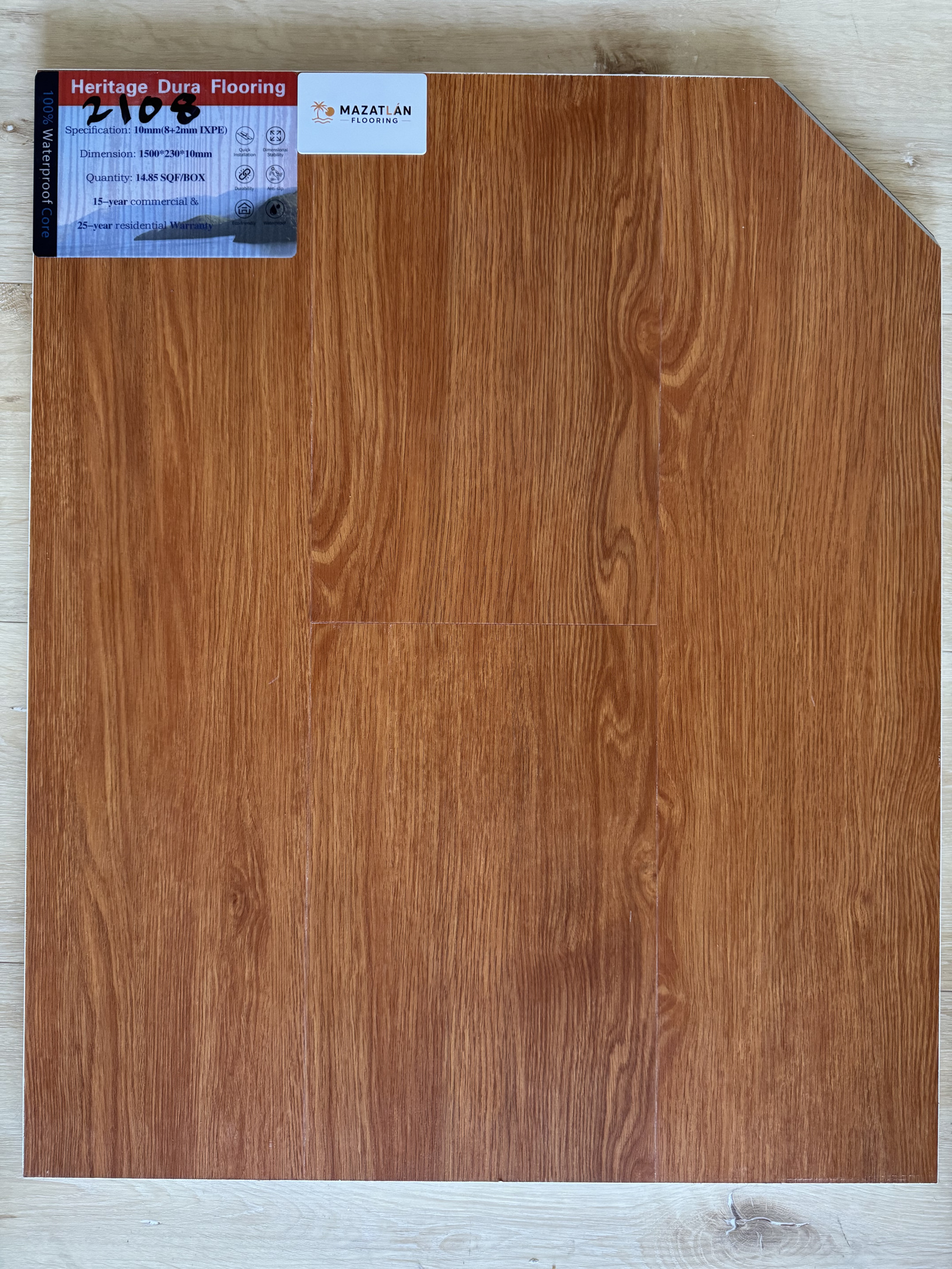 2108 10mm flooring sample