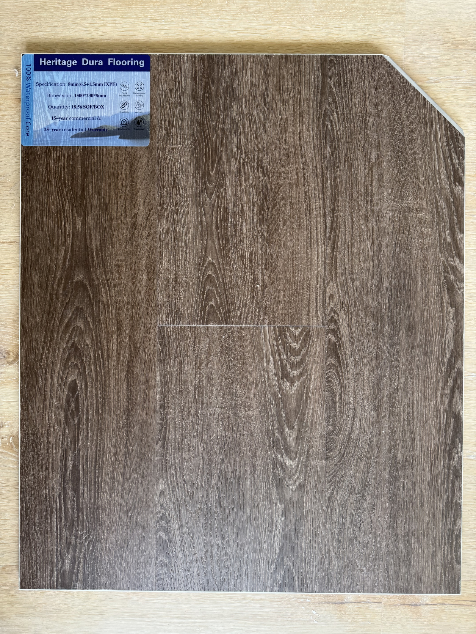 8008 8mm flooring sample