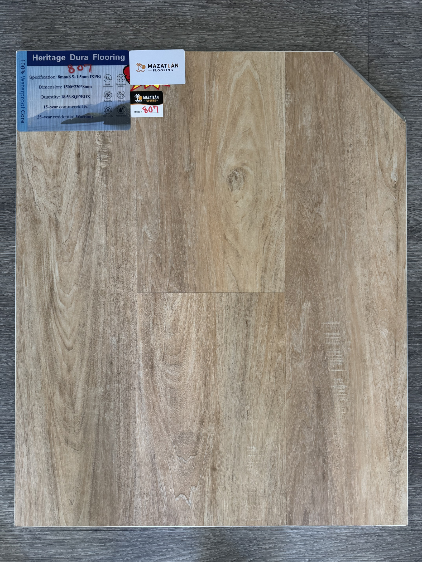 807 8mm flooring sample