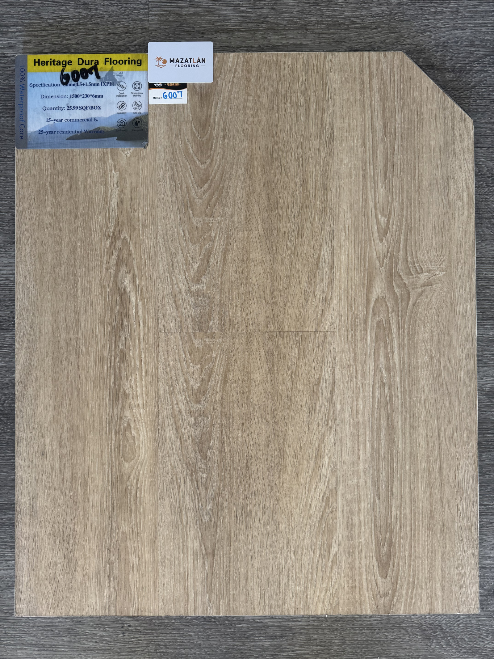 HD6007 6mm flooring sample